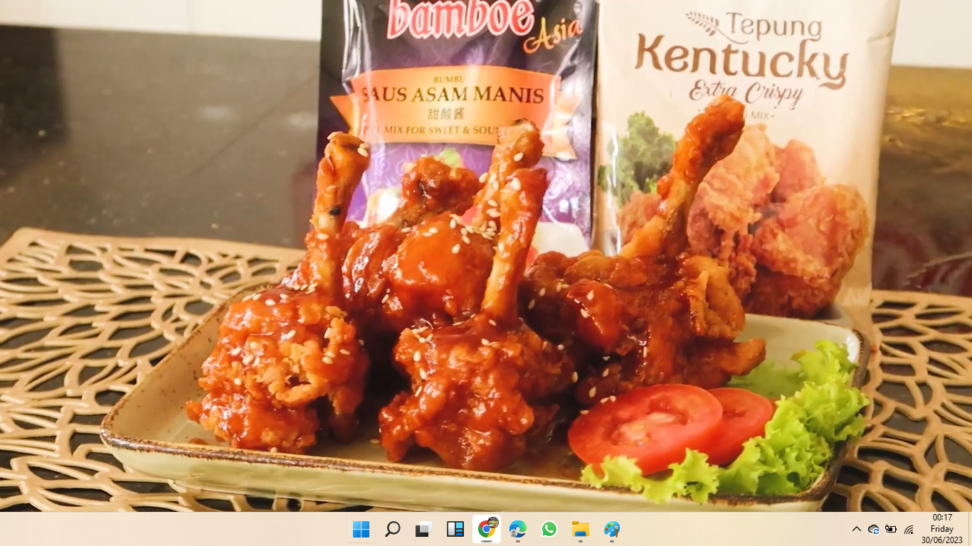 Resep Chicken Wings Honey Sauce Enak Terbaik Dari Bamboe Indonesia